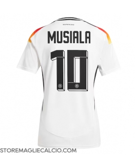 Germania Jamal Musiala #10 Maglia Gara Casa Repliche Europei 2024 Donna